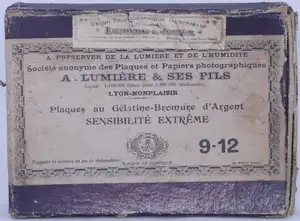 Plaque au Gélatino-Bromure d'Argent - format 9x12 cm