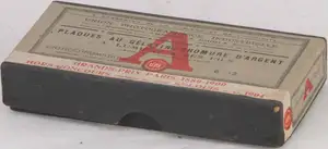 Plaque au Gélatino-Bromure d'Argent A - format 6x13 cm