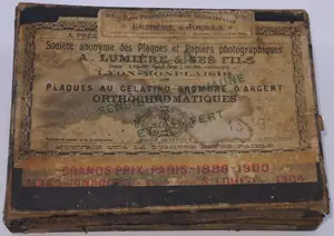 Plaque Orthochromatiques Série A - format 13x18 cm