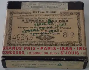 Plaque au Gélatino-Bromure d'Argent - format 8x9 cm