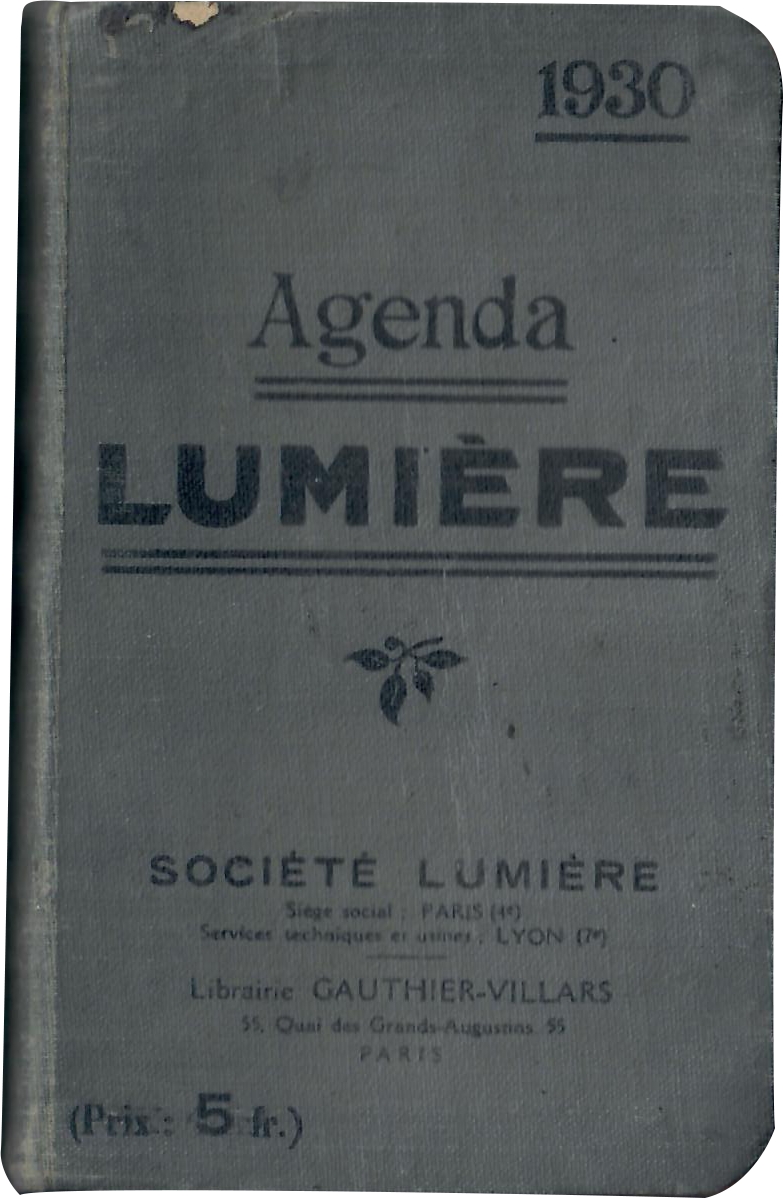 Agenda Lumière 1930
