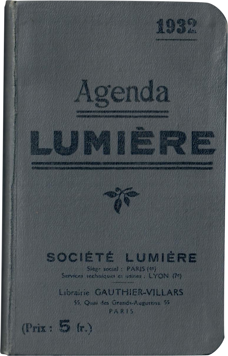 Agenda Lumière 1932