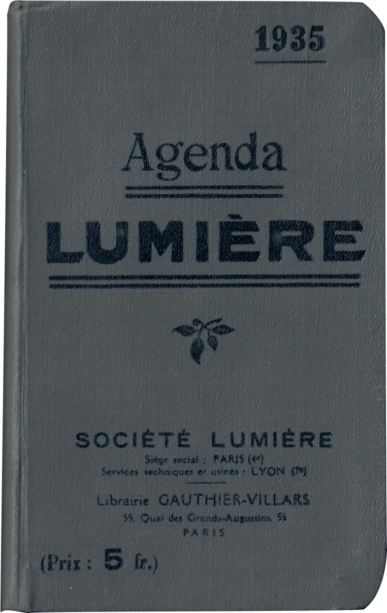 Agenda Lumière 1935