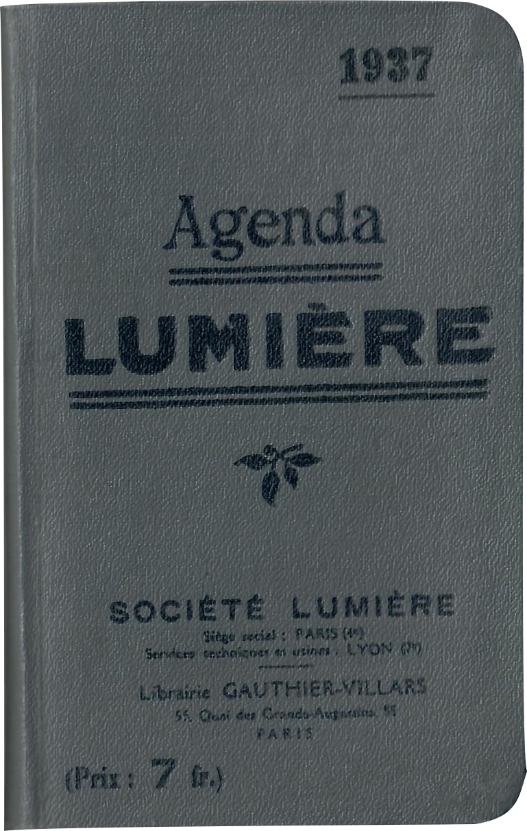 Agenda Lumière 1937