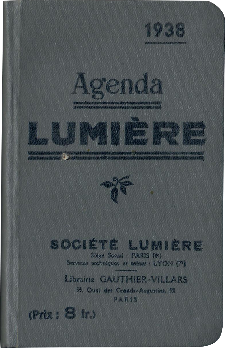 Agenda Lumière 1938