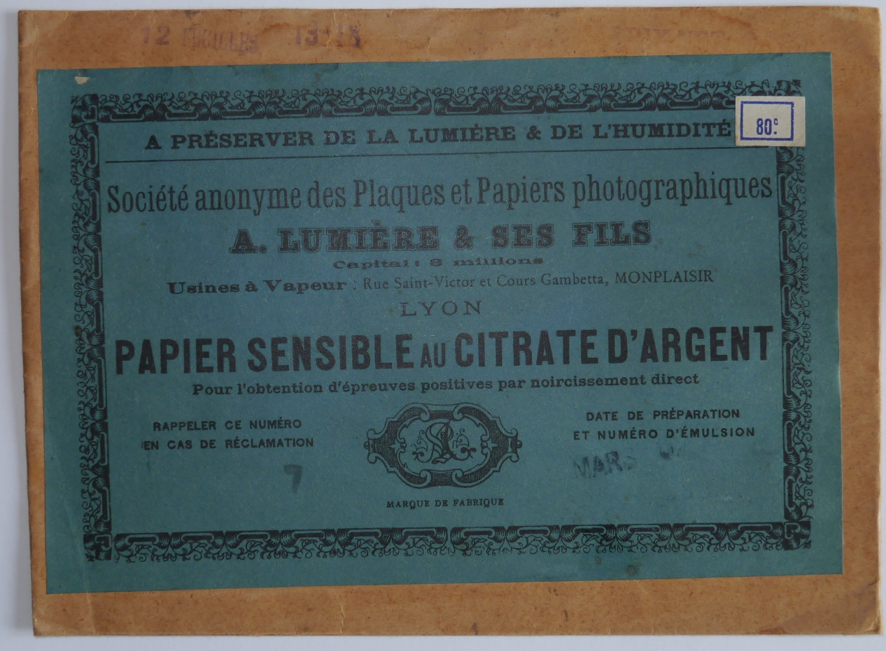 Papier Citrate d'Argent - pochette format 13x18 cm