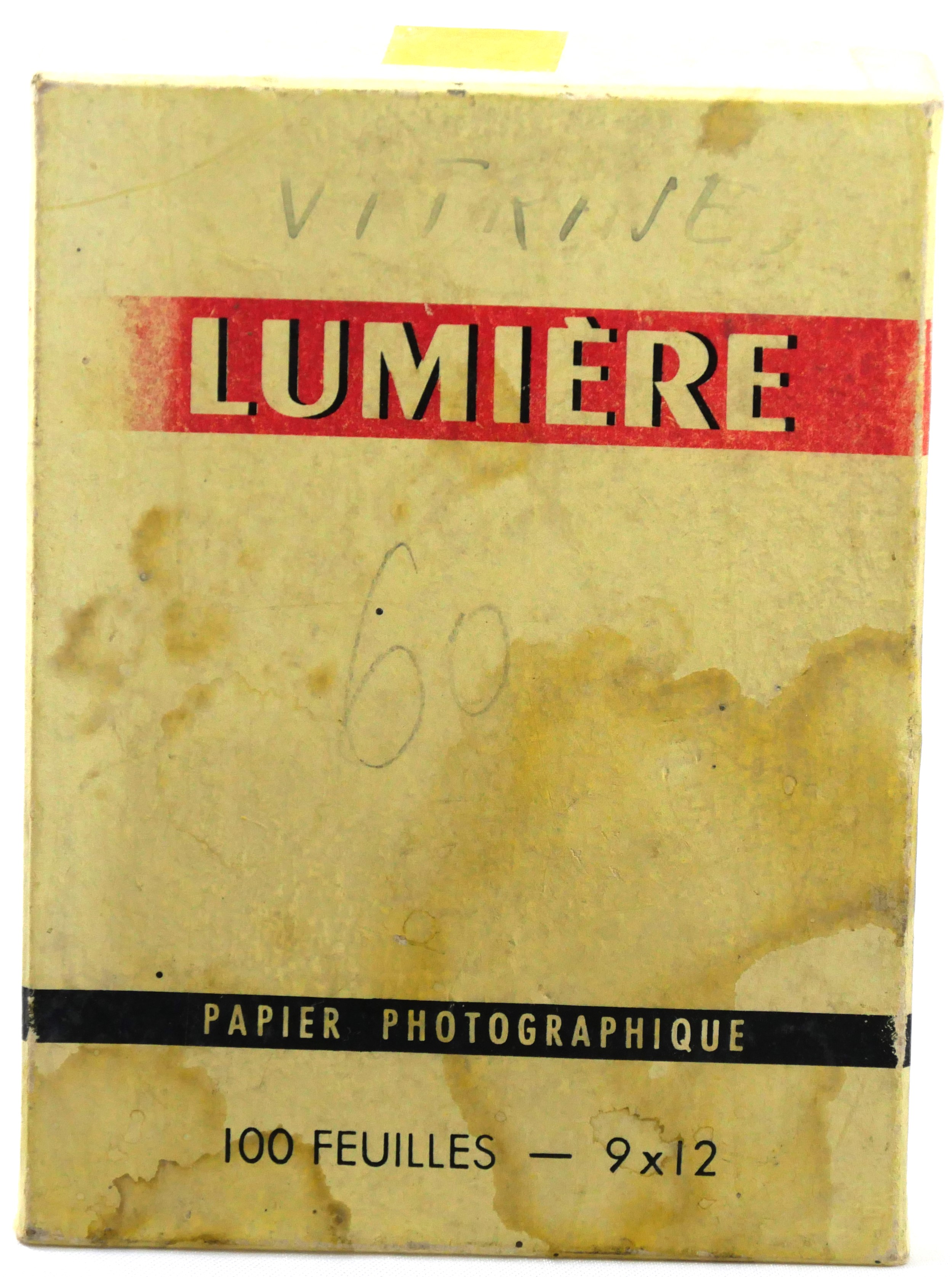 Sté Lumière - Bromure Elysée B11-2 mince brillant blanc normal - Boîte 100 feuilles 7,4x10,5 cm