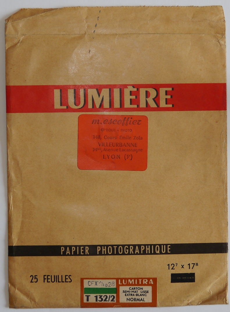 Papier Lumitra T1322 Normal Semi-Mat Lisse Extra-Blanc - Pochette de 25 feuilles format 12,7x17,8 cm
