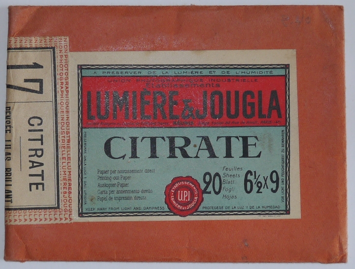 Papier Citrate d'Argent 17 Pensée Lilas Brillant - Pochette de 20 feuilles format 6,5x9 cm