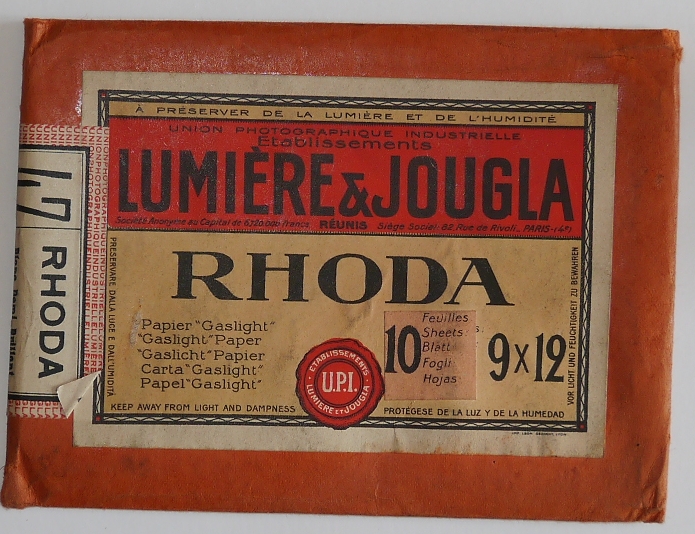 Papier Rhoda 47 Blanc Demi-Brillant - Pochette de 10 feuilles 9x12 cm