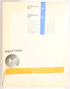 Papier Cilbrom B1 2N mince brillant blanc normal - Pochette 10 feuilles 18x24 cm Echantillon - verso