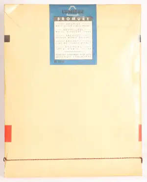 Papier Bromure Elysée B11-0 mince brillant blanc extra-doux - Pochette 25 feuilles 13x18 cm 6 Echantillon - verso