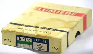 Sté Lumière - Bromure Elysée B11-2 mince brillant blanc normal - Boîte 100 feuilles 9x12 cm