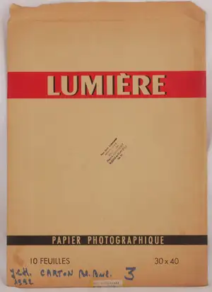 Bromure Elysée B 12/3 Carton Brillant blanc dur - Pochette de 10 feuilles format 30x40 cm