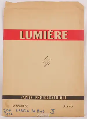 Bromure Elysée B 32/3 Carton Semi-mat lisse blanc dur - Pochette de 10 feuilles format 30x40 cm