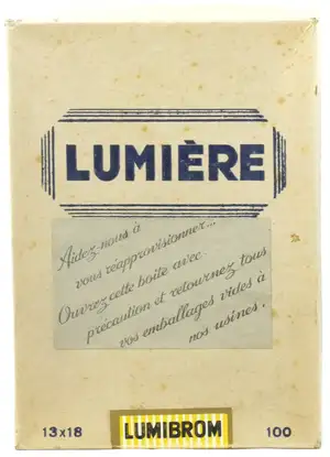 Sté Lumière - Lumibrom Rexor LV 432 carton dur royal semi-mat blanc - Boîte 100 feuilles 13x18 cm