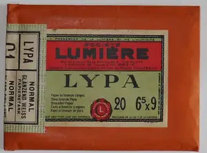 Papier Lypa 61 Normal Blanc Brillant - Pochette de 20 feuilles format 6,5x9 cm