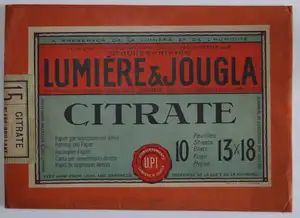 Papier Citrate d'Argent Blanc Brillant 15 - Pochette de 10 feuilles format 13x18 cm