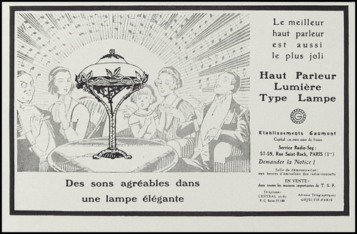 Haut Parleur Lumière, publicités de 1925