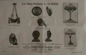 Dépliant de présentation des Hauts Parleurs Lumière