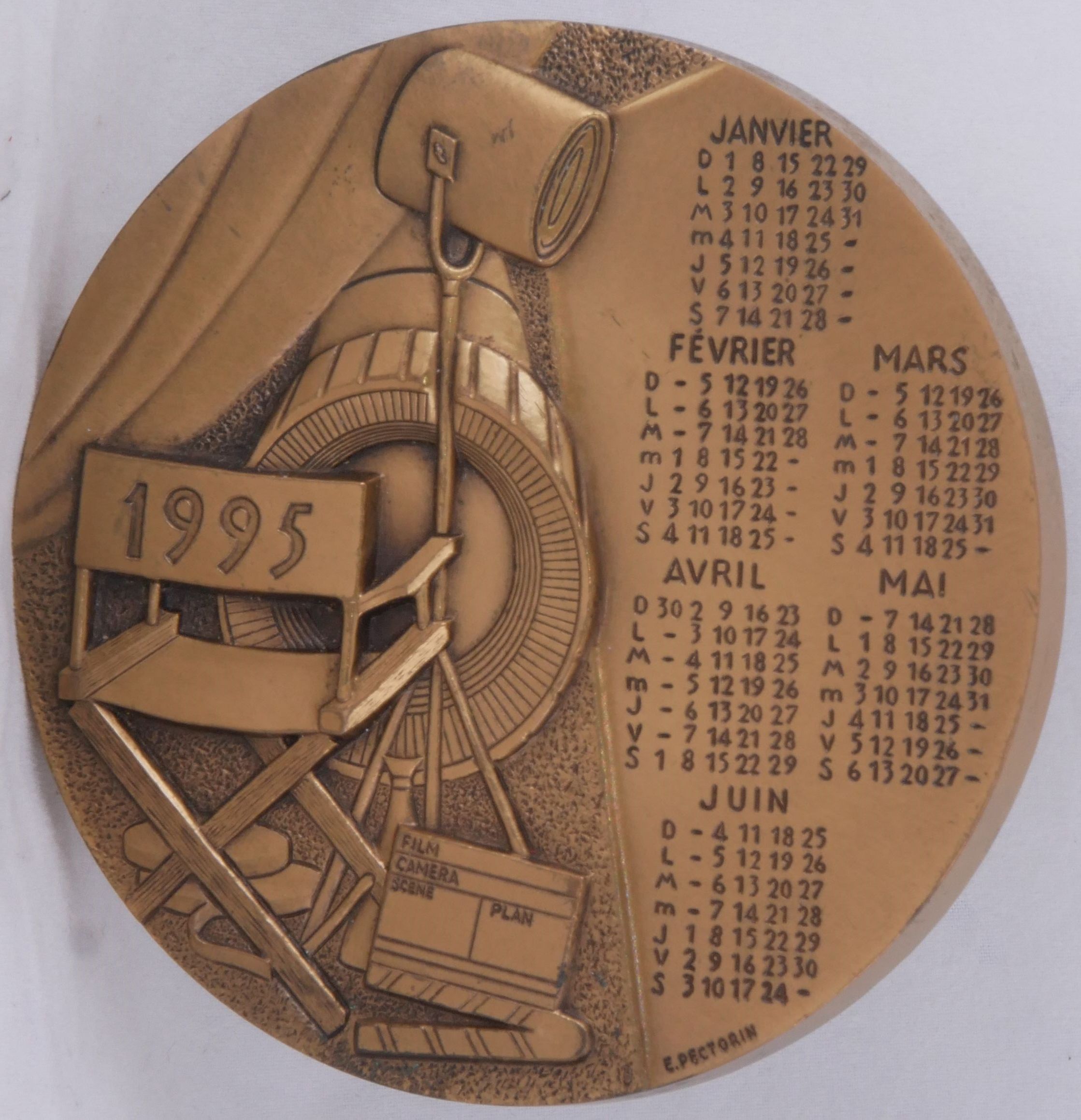 Médaille 100 ans Cinématographe	