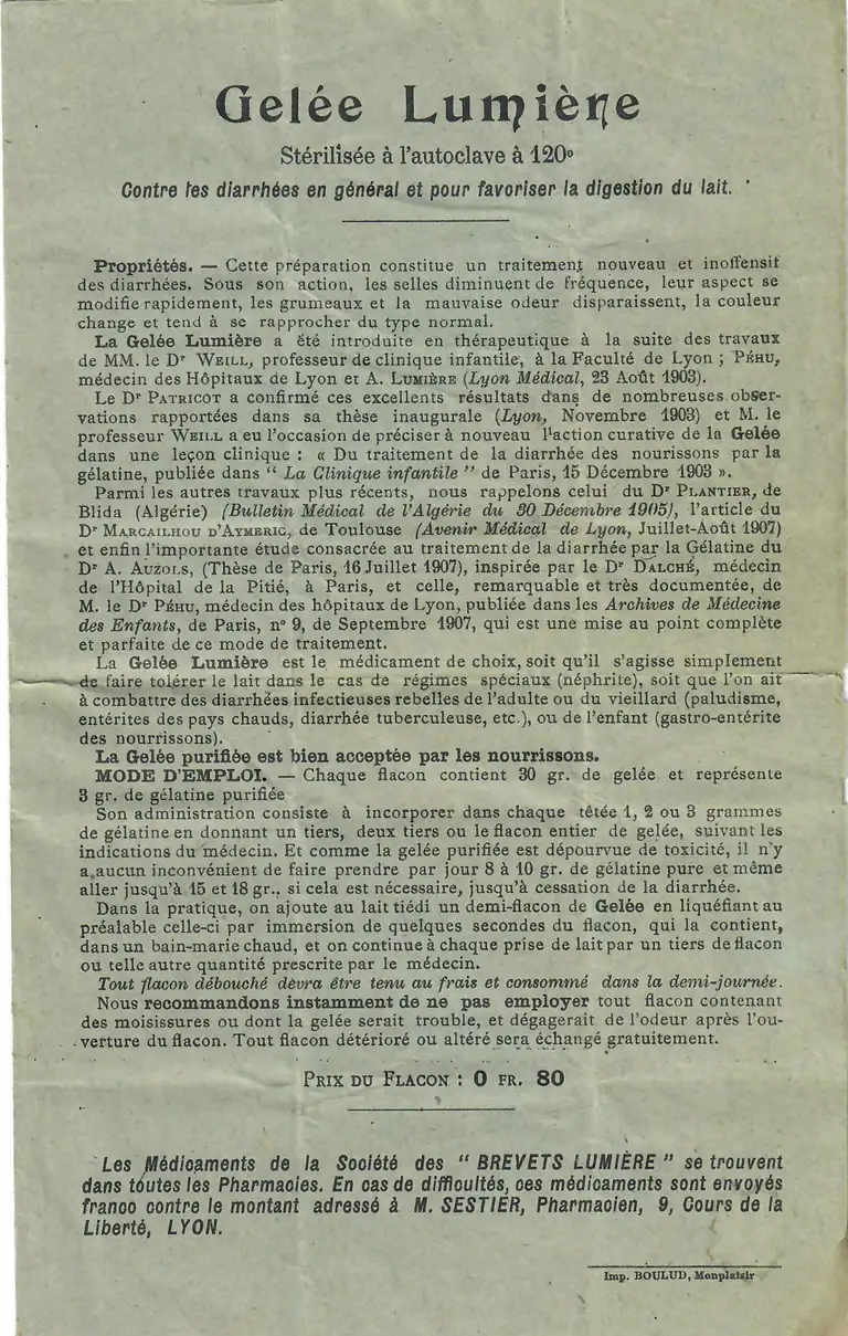 Catalogue Produits Spéciaux de la Société des Brevets Lumière - page 2