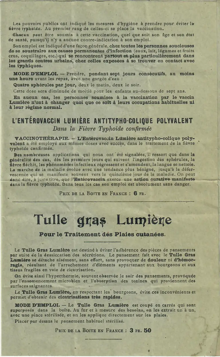 Catalogue Produits Spéciaux de la Société des Brevets Lumière - page 7
