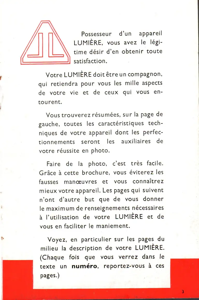 1952 - Notice Lumière 6,5x11 - page 3