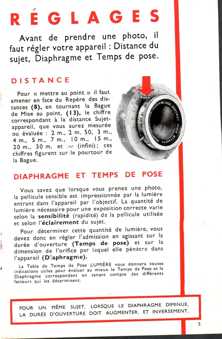 1952 - Notice Lumière 6,5x11 - page 5