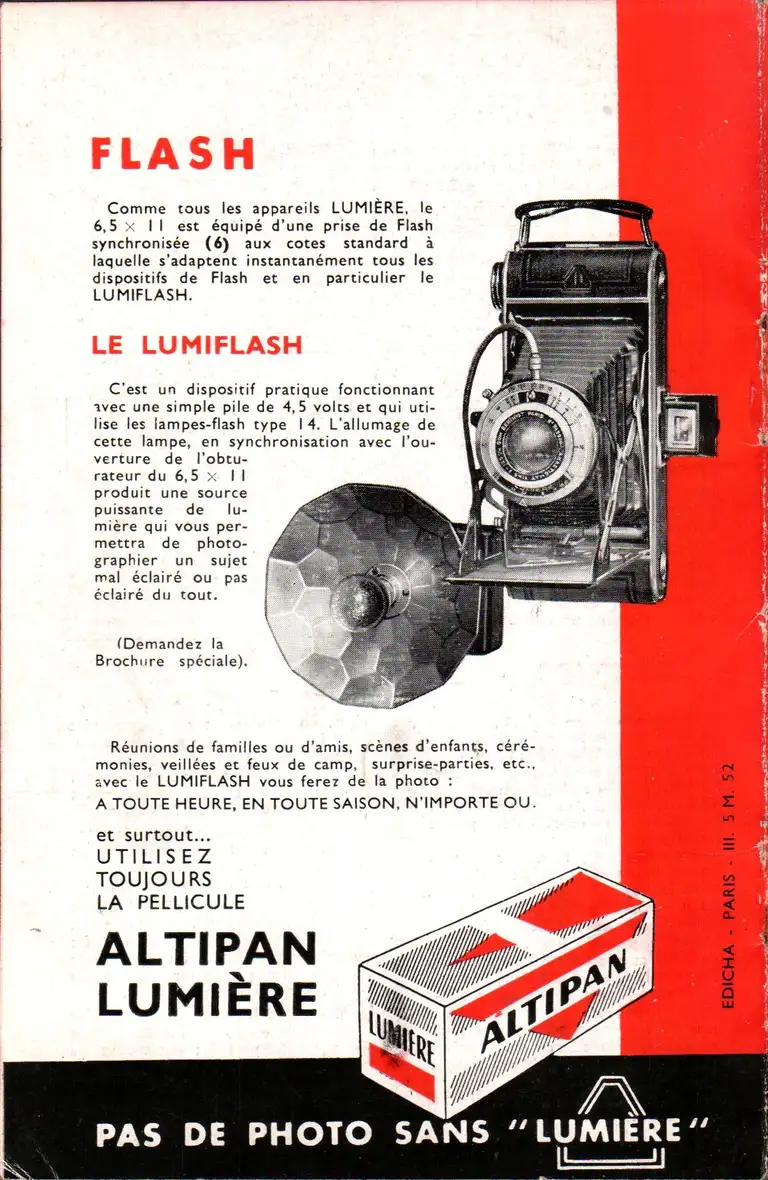 1952 - Notice Lumière 6,5x11 - page 11