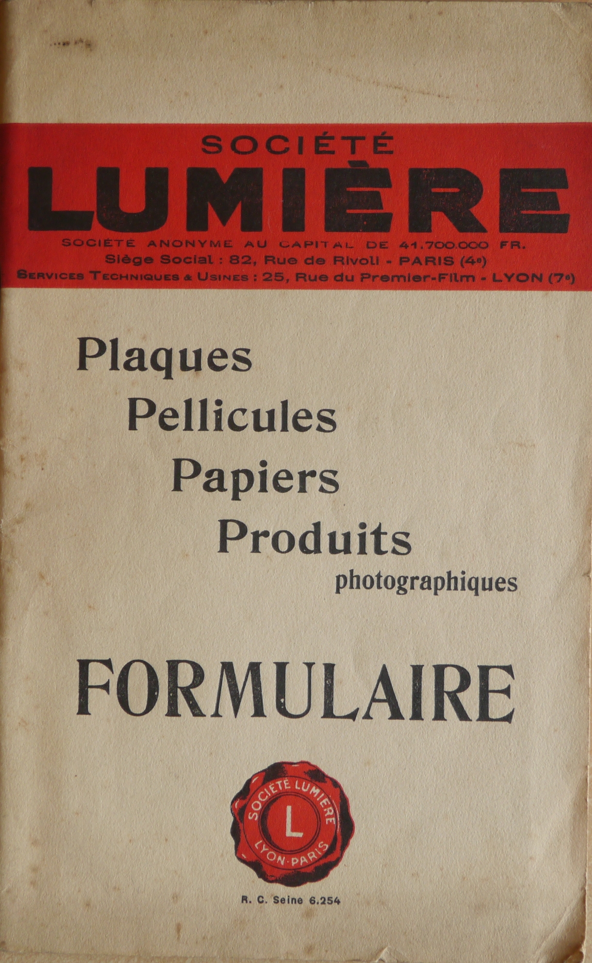 Formulaire n°23 - 1940