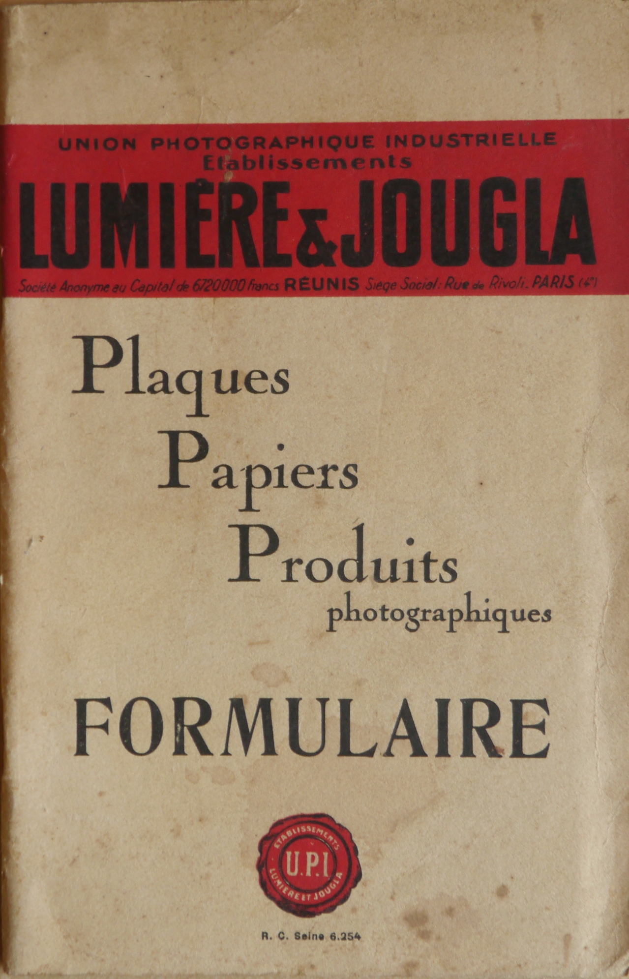 Formulaire n°15 - 1926