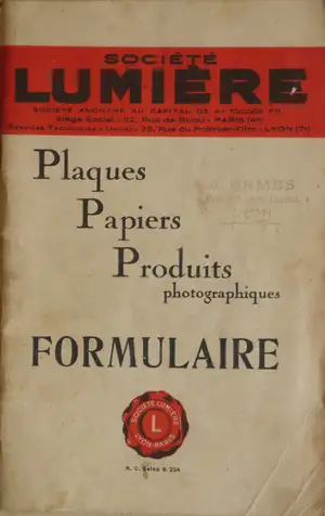 Formulaire n°19 - 1930