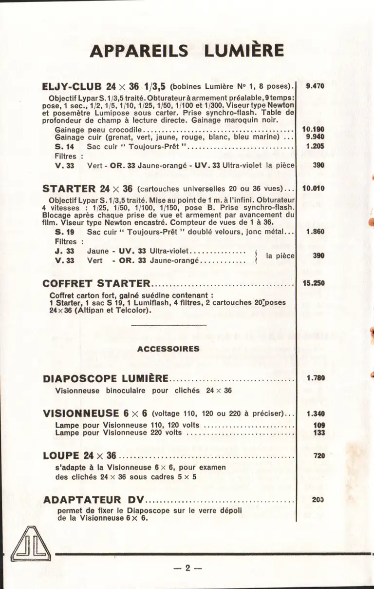1958-03 - Prix courant - page 3