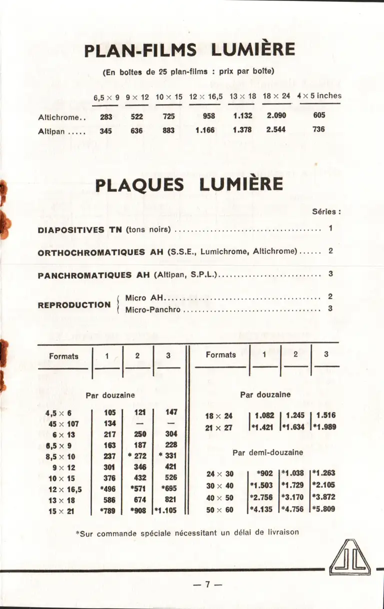 1958-03 - Prix courant - page 8