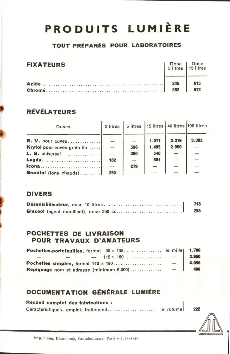 1958-03 - Prix courant - page 14