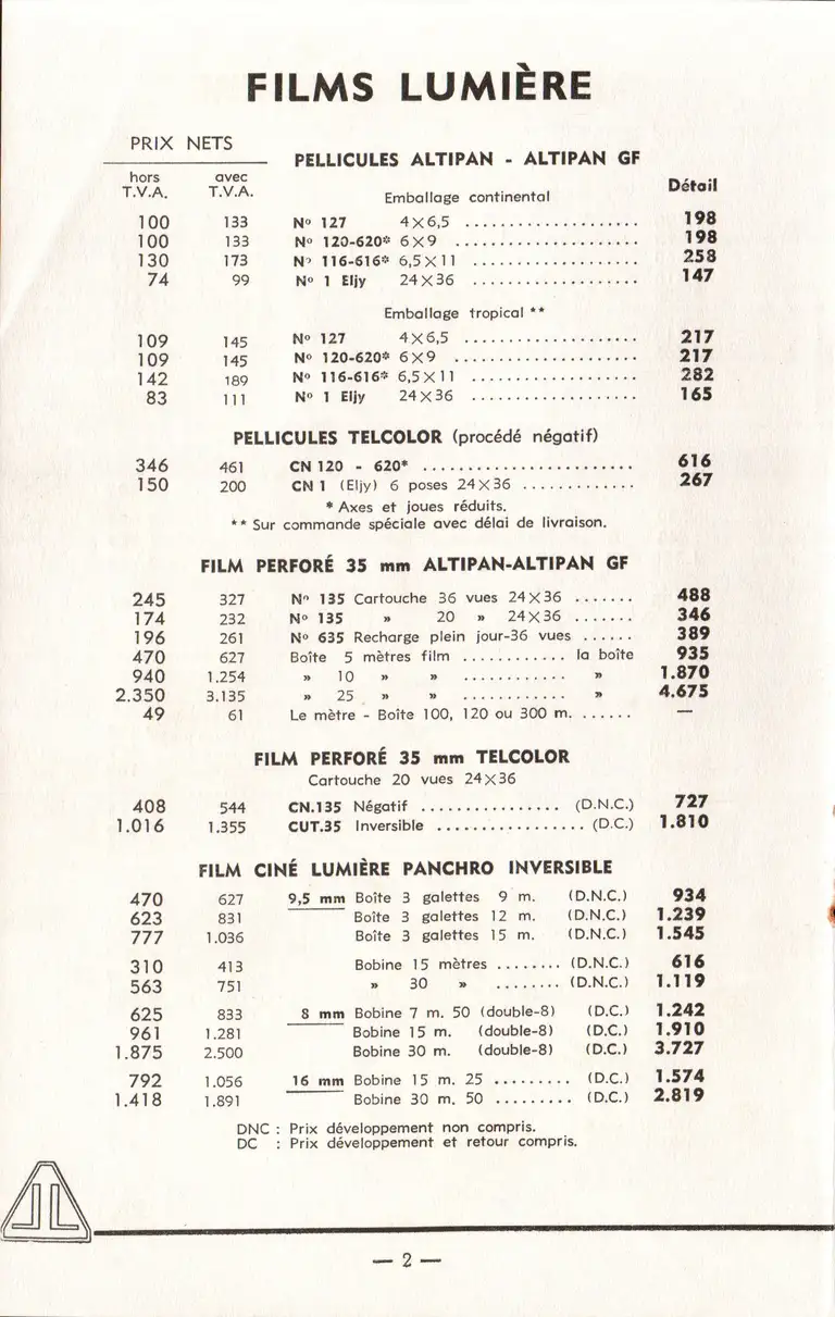 1959-07 - Tarif général - page 3