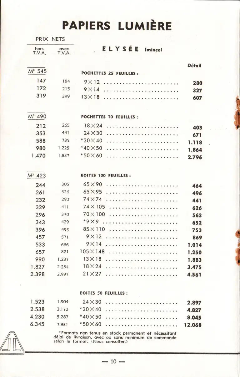 1959-07 - Tarif général - page 12