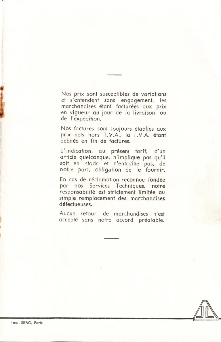 1959-07 - Tarif général - page 19