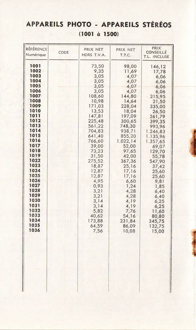 1960-03 - Tarif général - 10