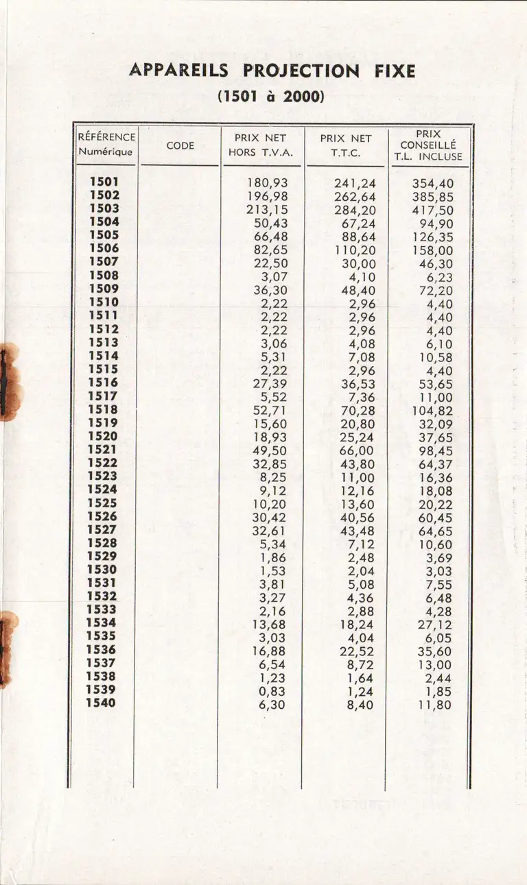 1960-03 - Tarif général - 11