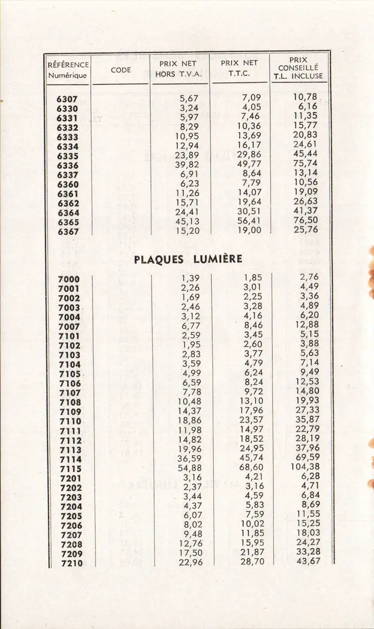 1960-03 - Tarif général - 18