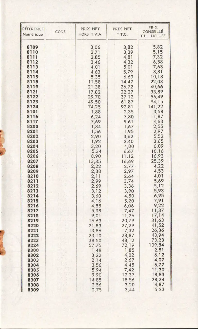 1960-03 - Tarif général - 21