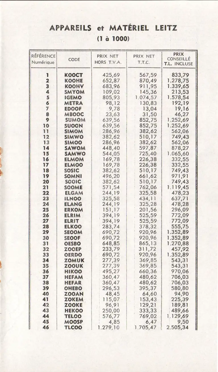 1960-03 - Tarif général - 3