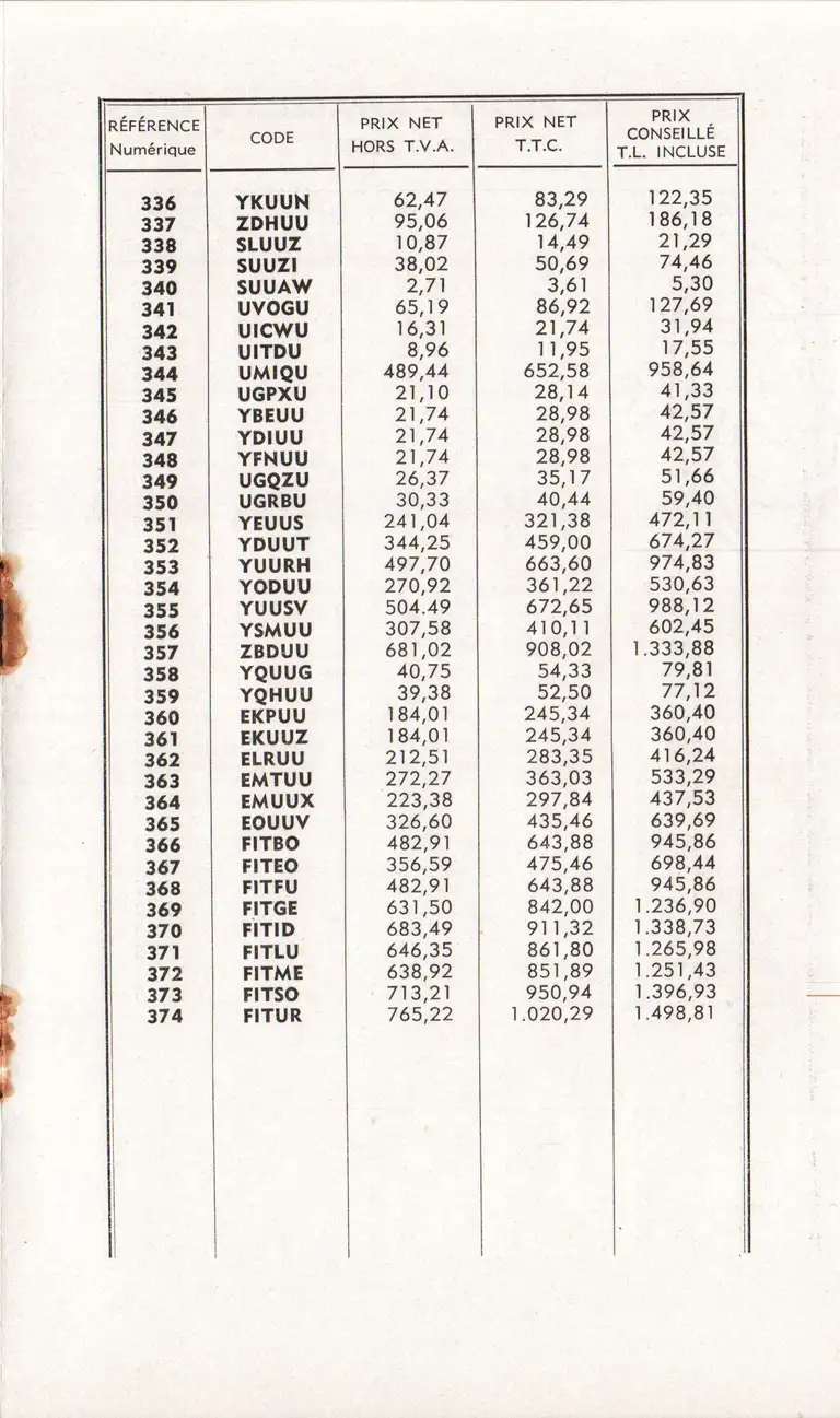 1960-03 - Tarif général - 9