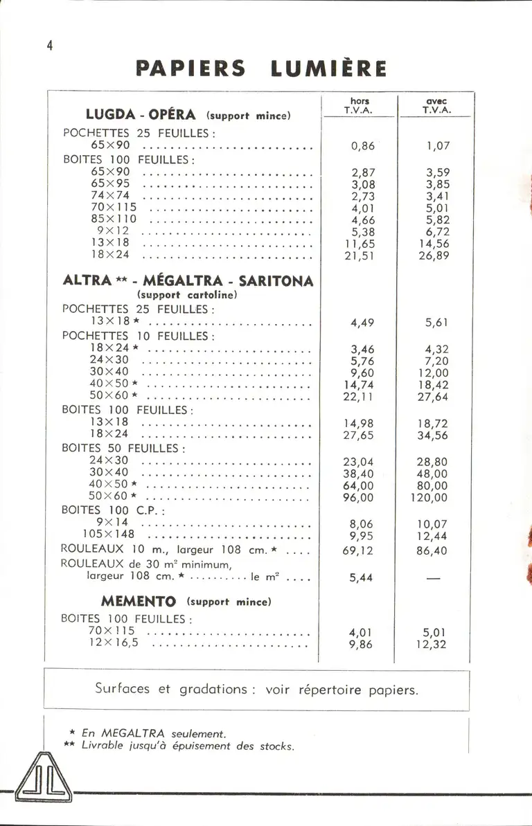 1963-01 - Tarif - page 4
