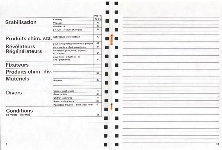 Lumière Diffusion - Tarif - mars 1970 - 3