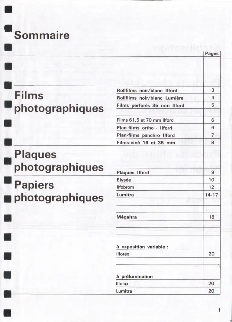 Lumière Diffusion - Tarif - janvier 1971 - 3