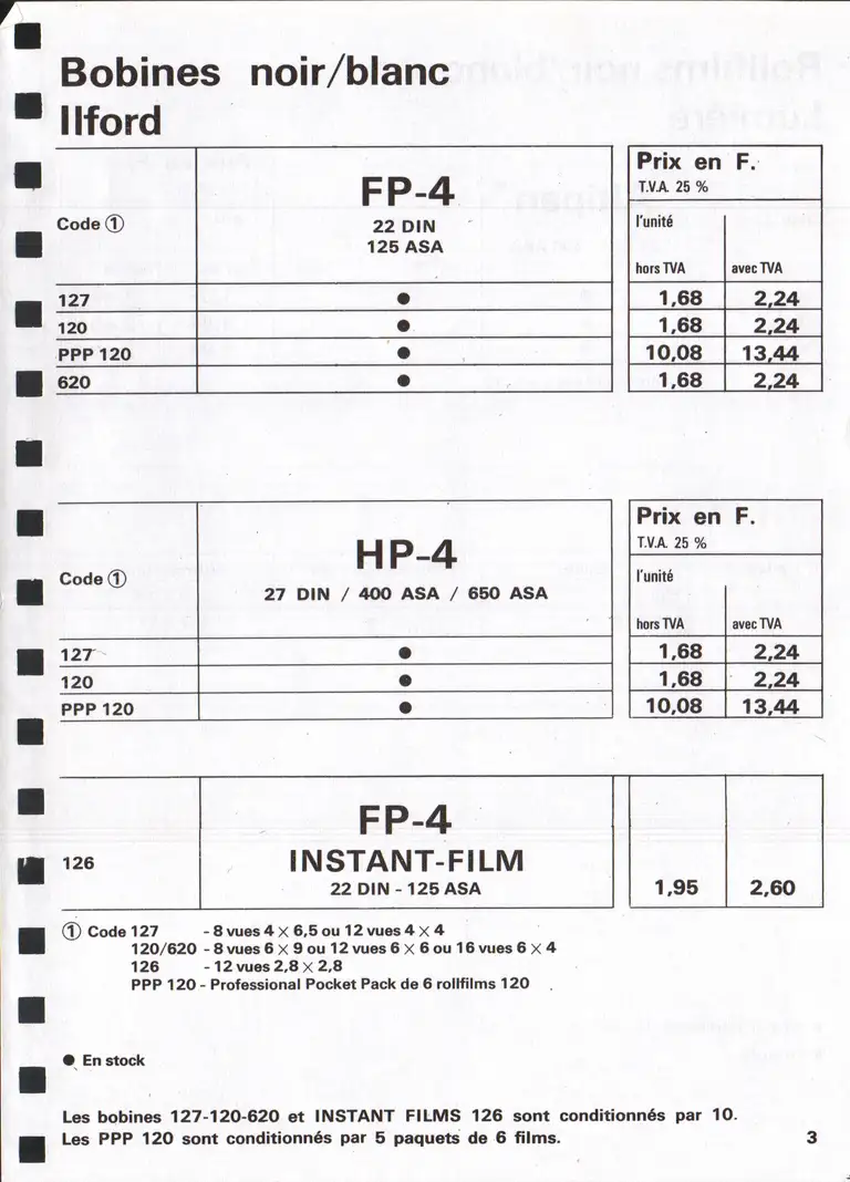 Lumière Diffusion - Tarif - janvier 1971 - 5