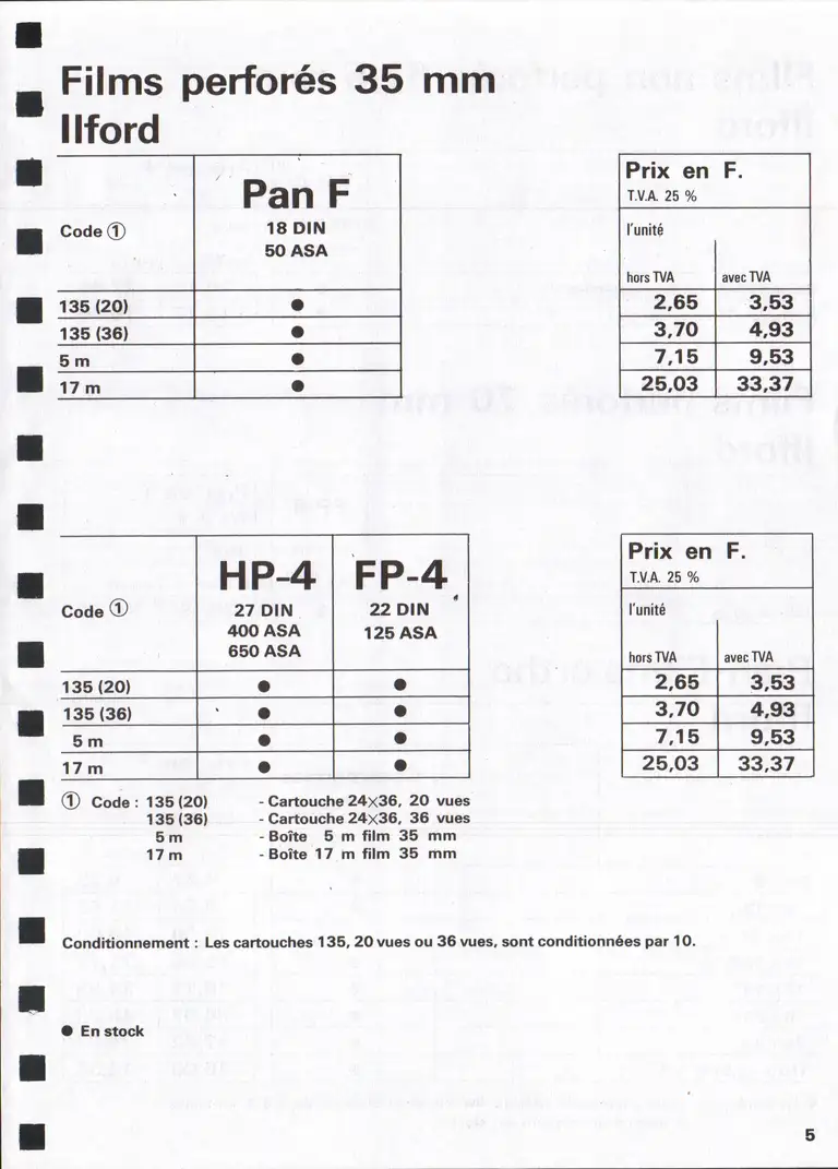 Lumière Diffusion - Tarif - janvier 1971 - 7